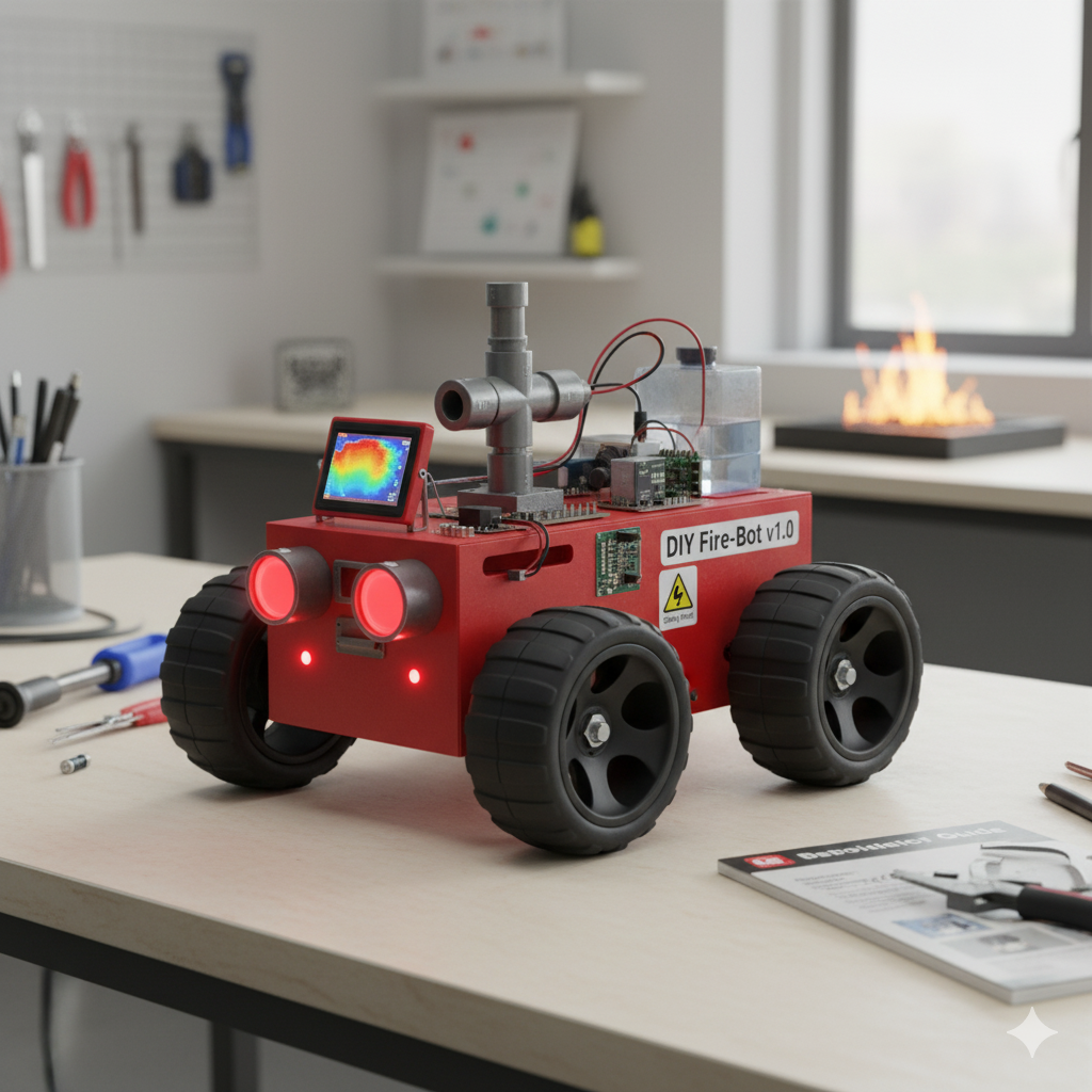 Fire Fighting Mobile Robot